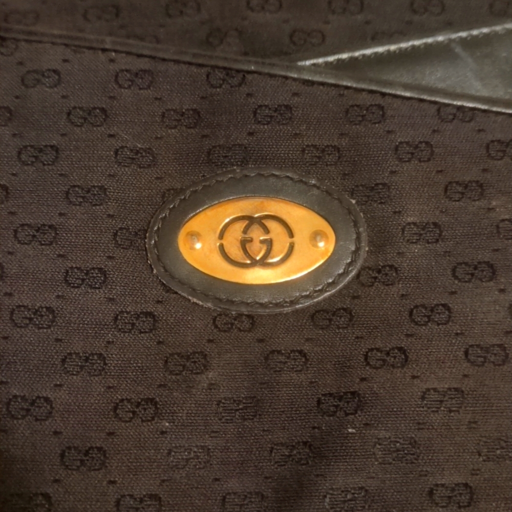 Vintage Gucci soft briefcase file holder